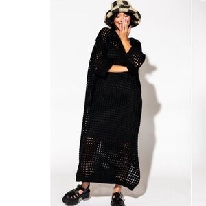 DRESSED IN LALA Be Bold Oversized Knit Dress Size L/XL